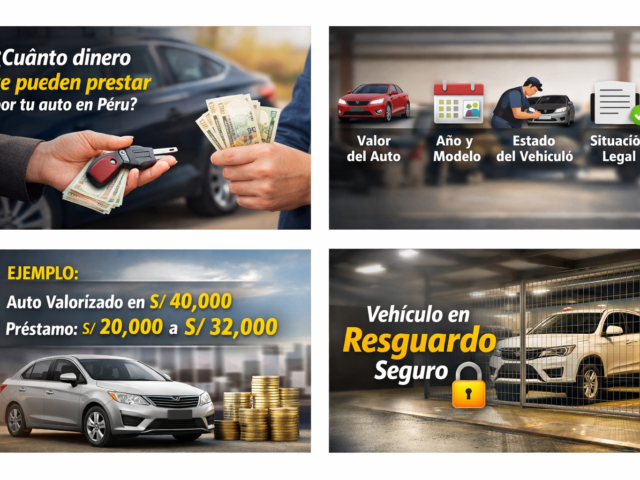 ¿Cuánto dinero te pueden prestar por empeñar tu auto en Perú?
